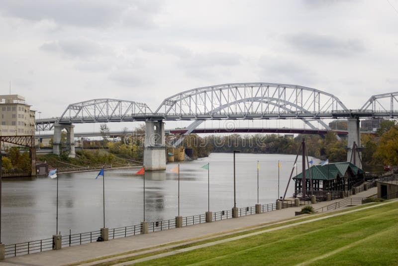 Stock Photo of Bridges in Nashville