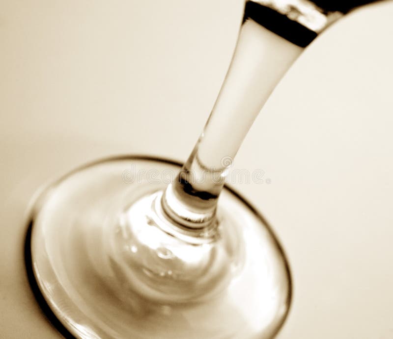 Stock Photo of a Wine Glass White Background