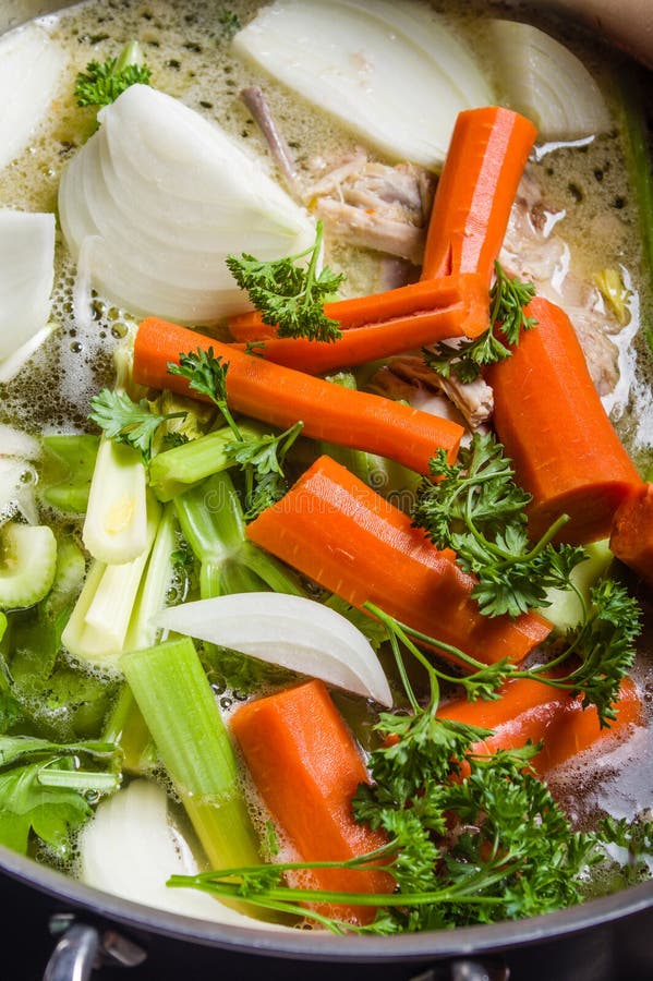 Stock Pot with Cut Vegetables for Soup Stock Photo Image of nutritional, onion 47535748