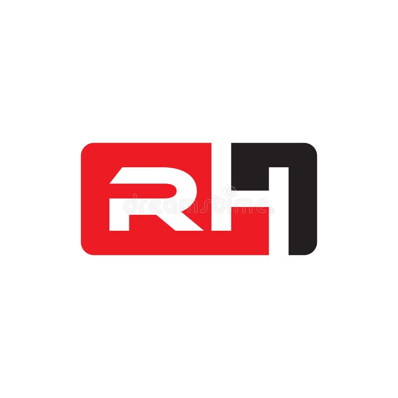 Buy Custom Interlocking RH HR Wedding Monogram Logo Printable Online in  India - Etsy