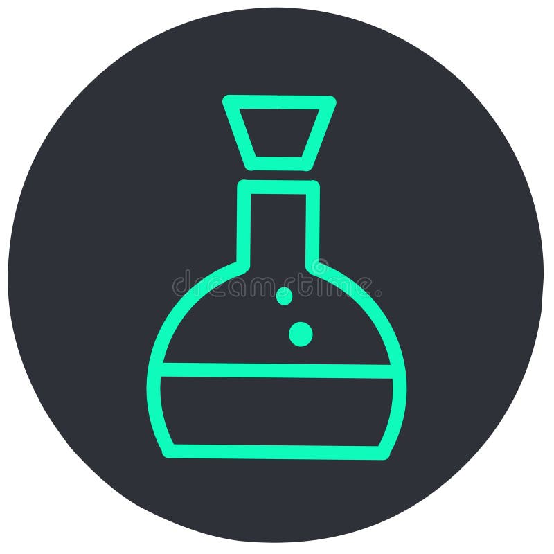 Stock vector energy flask lab icon royalty free illustration