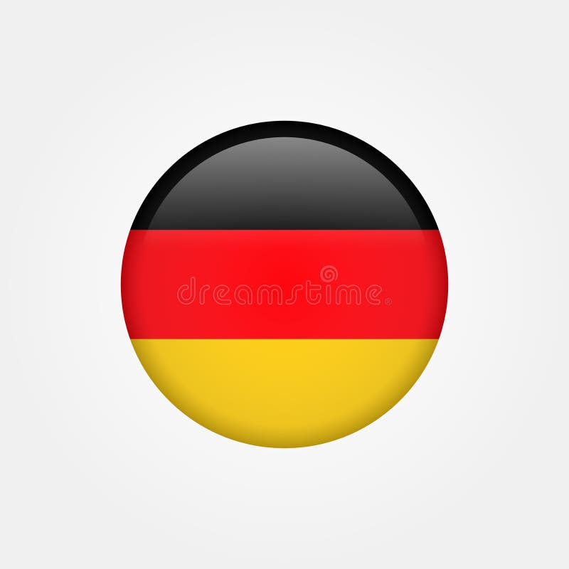 Stock vector germany flag icon 5
