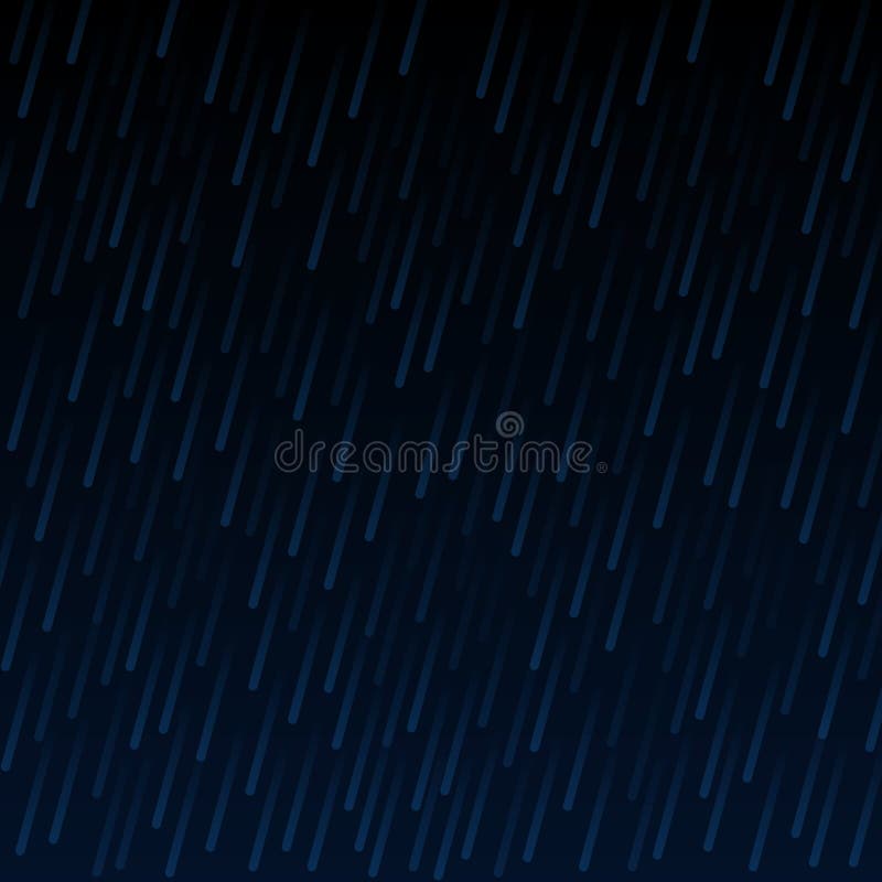 Stock Vector Illustration Background with Rain. Shower Weather Stock