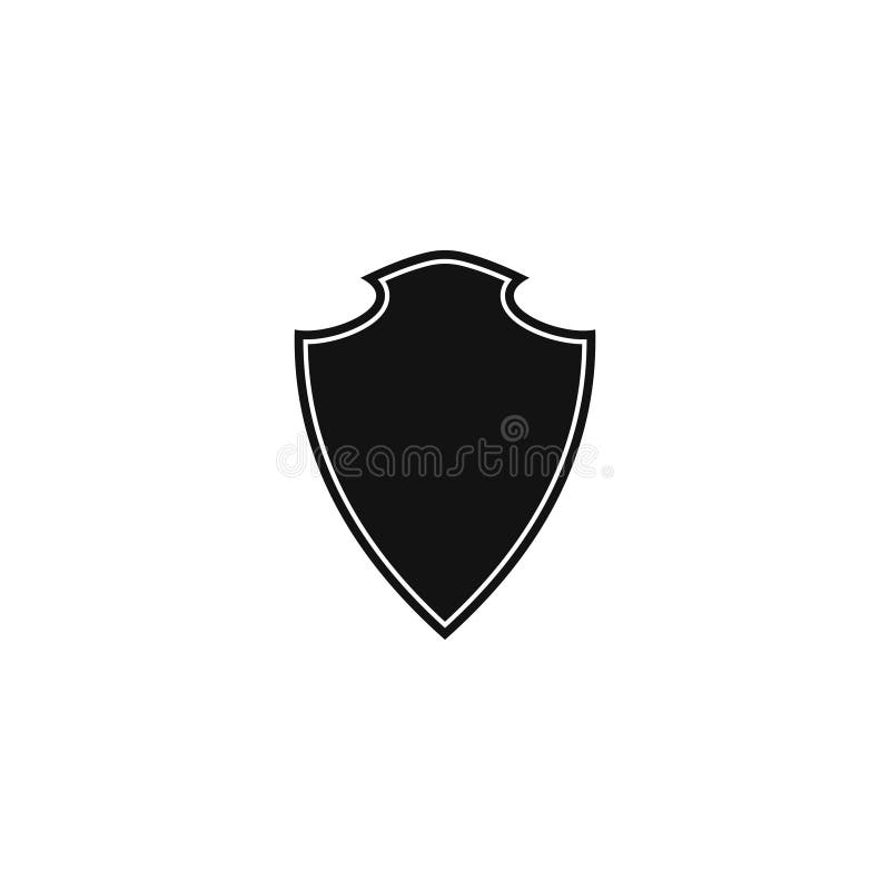Vector Shield Icon Illustration Stock Image Illustration of computer