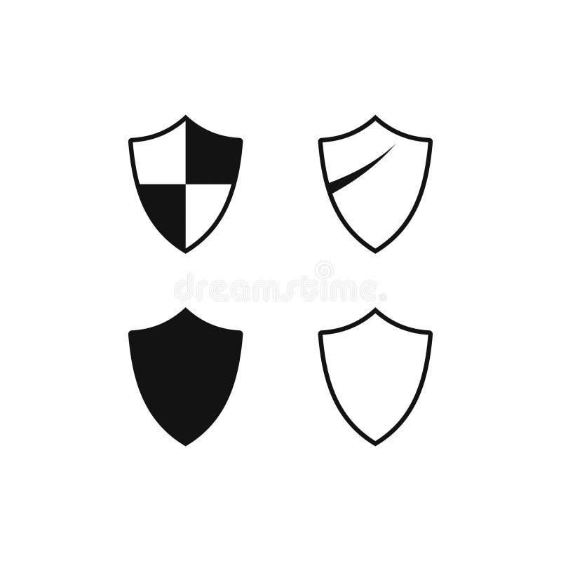 Vector Shield Icon Illustration Stock Image Illustration of shield