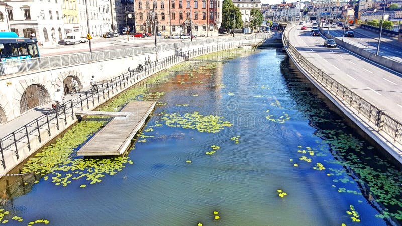 Stockholm flod arkivfoton Stockholm flod arkivfoton