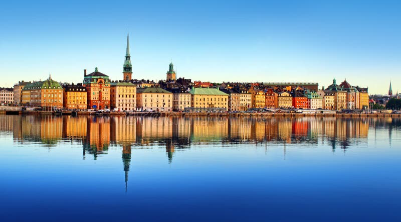Stockholm-Stadt lizenzfreies stockfoto Stockholm-Stadt lizenzfreies stockfoto