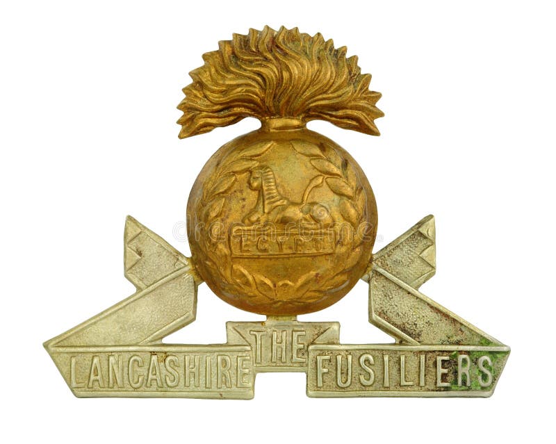 Lancashire Fusiliers Cap Badge Editorial Image - Image of service ...