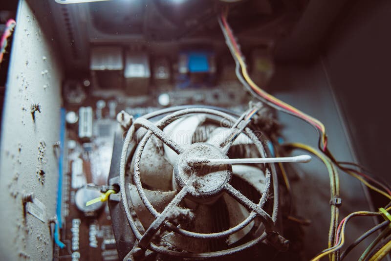 Stofkoeling Op De Koeler Van De Met Het