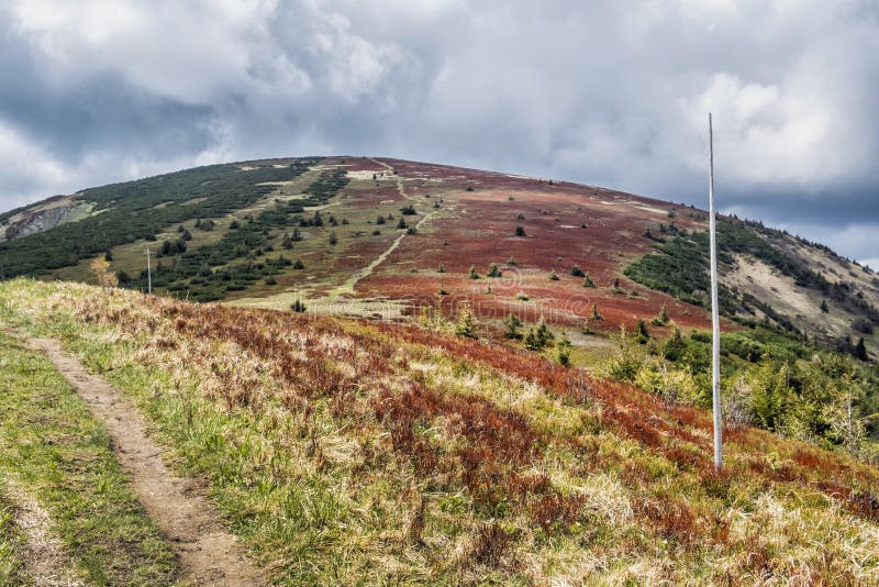 Stoh hill, Little Fatra, Slovakia, springtime scene