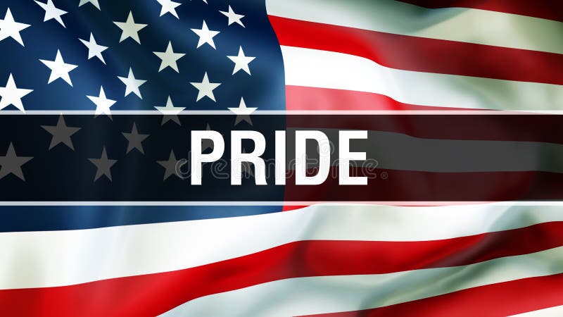 Stolz auf einem USA-Flaggenhintergrund, Wiedergabe 3D Staaten von Amerika fahnenschwenkend im Wind Stolze wellenartig bewegende a lizenzfreie abbildung Stolz auf einem USA-Flaggenhintergrund, Wiedergabe 3D Staaten von Amerika fahnenschwenkend im Wind Stolze wellenartig bewegende a lizenzfreie abbildung