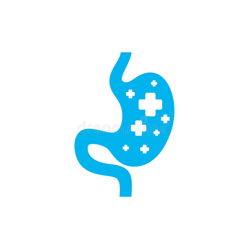 Download Stomach With Plus Logo Simbol, Healthy Stomach Logo Design ...