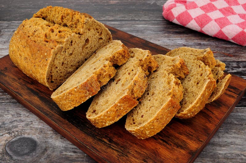 Stone Baked Rye Bread Sourdough Bloomer Loaf Stock Photo Image of
