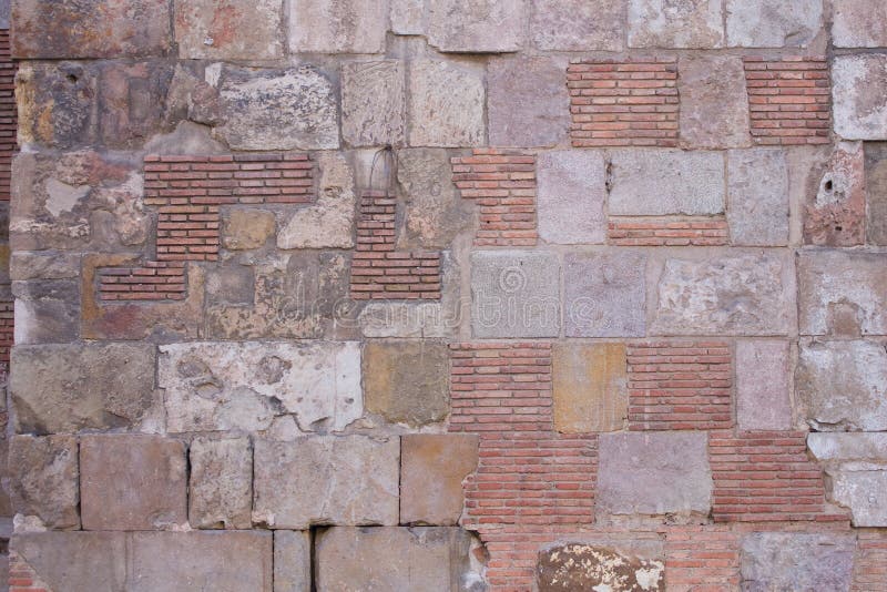 Stone and brick wall
