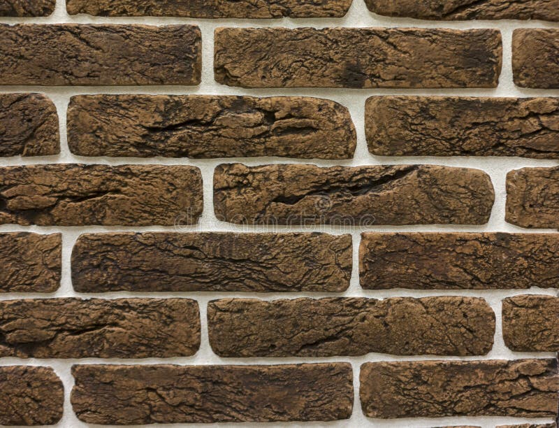 Modern stone bricks horizontal rows wall pattern texture background