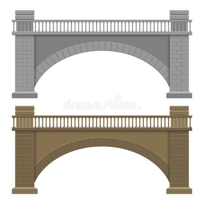 Stone Footbridge Clipart Stock Illustrations 13 Stone Footbridge