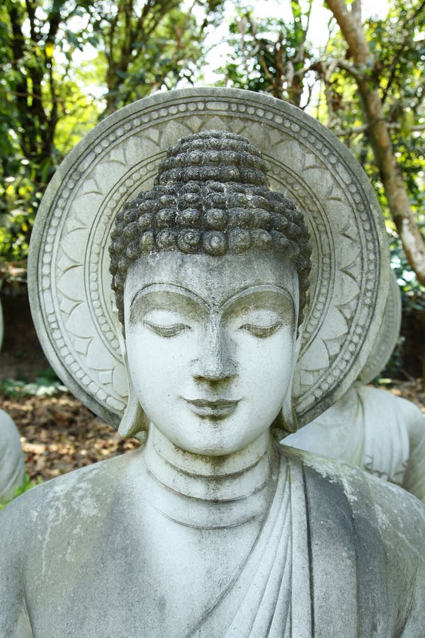 Stone Buddha statue