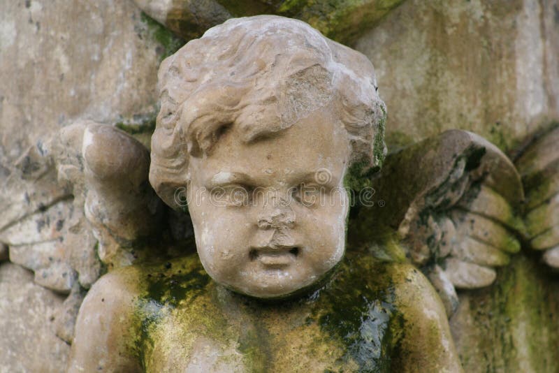 Stone Cherub stock photo. Image of park, ornamental, statue 71475064