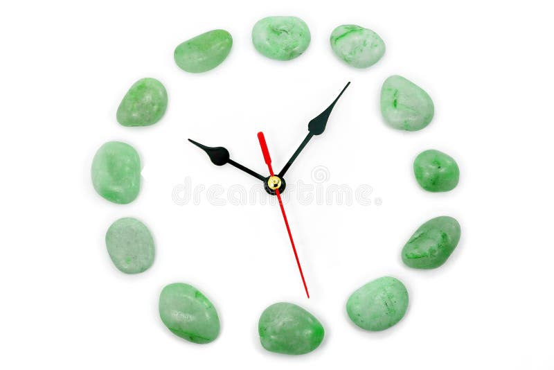 Stone clockface royalty free stock photos
