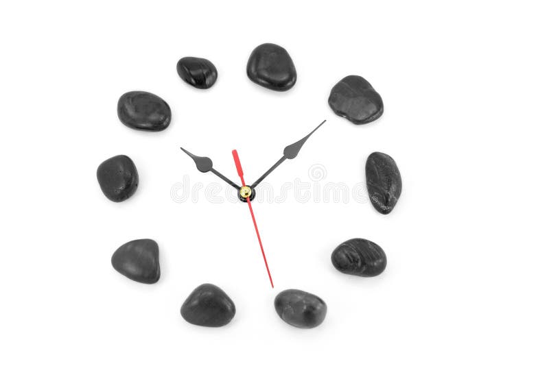 Stone clockface royalty free stock photography