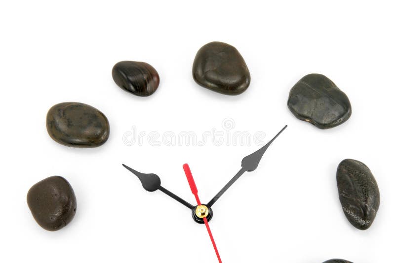 Stone clockface royalty free stock images