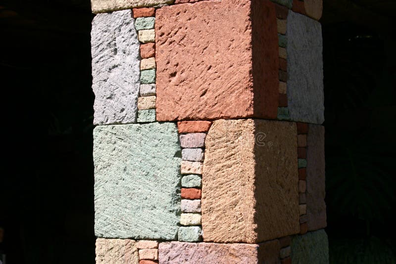 Stone column royalty free stock photos