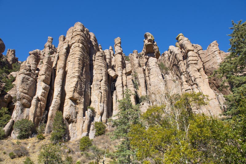 Chiricahua National Monument, AZ, USA Stock Photo - Image of landmarks