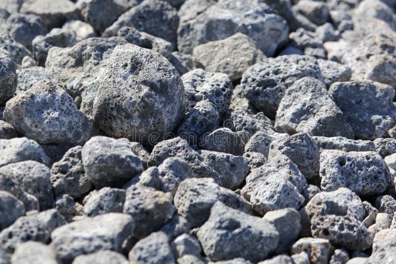 Stone Crushed Stone on the Construction Site As an Abstract Background
