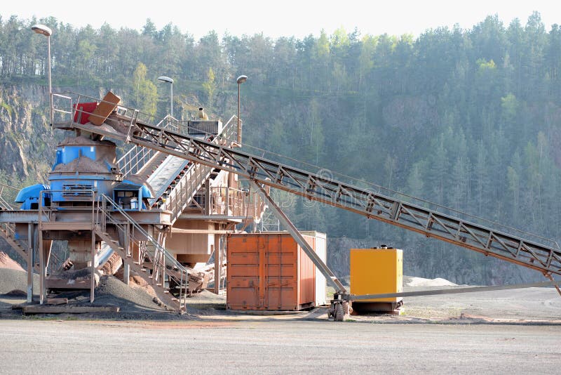 608 Mining Industry Rock Crusher Stone Quarry Pit Photos Free