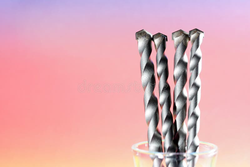 Stone Drill with a Point for Drilling in Natural Stone and Concrete