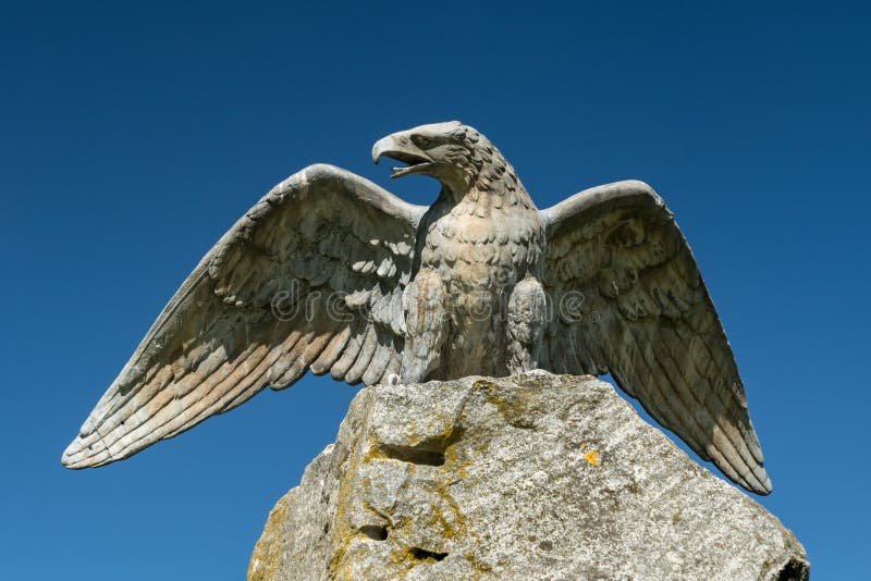Statue Of Eagle As A Symbol Of Grandeur, And Power Stock Image Image