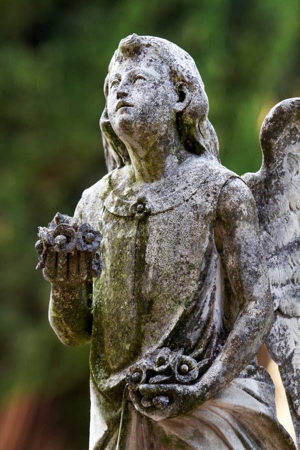 Stone angels stock photo. Image of religion, sculpture - 156166