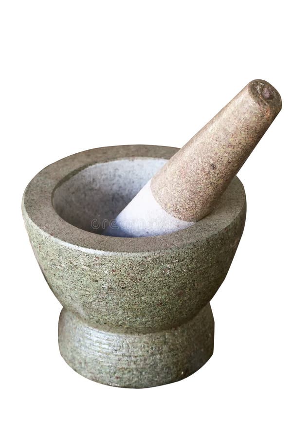Stone Mortar and Pestle for Grinding Stock Photo Image of kitchen