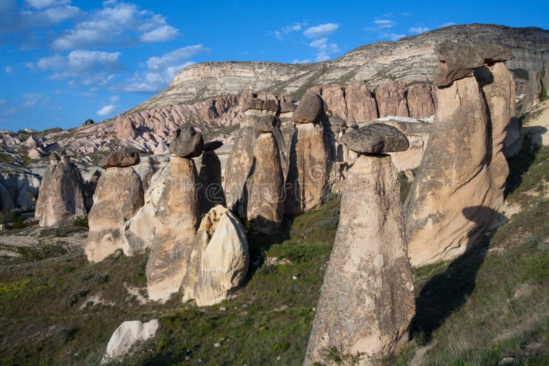 Stone Pillars with Top Hats. Stock Image Image of pillars, rock 67159263