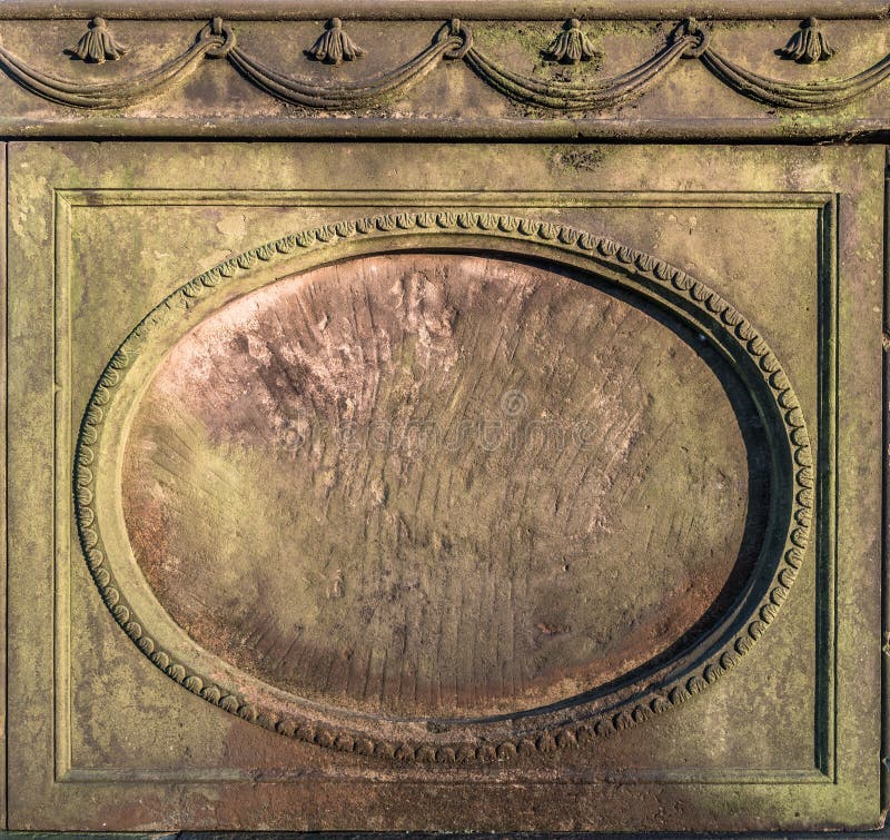 Stone Plaque stock image. Image of crumbling, decorative 66147875