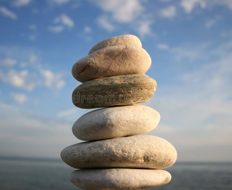 Stone Pyramid,Seaside