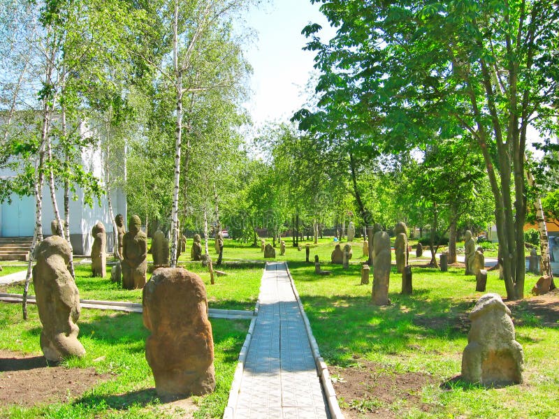 Stone Sculpture Park (Polovtsian Steppe, Ukraine) Picture. Image 8297606