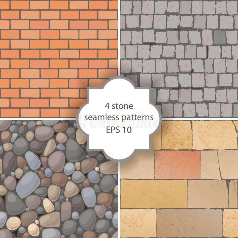 Stone seamless patterns