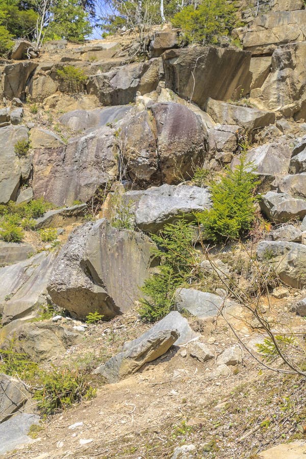 A stone spheres in Megonky, Slovakia