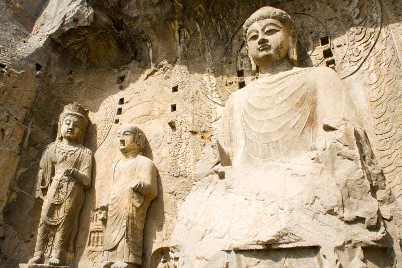 Stone statue of buddha