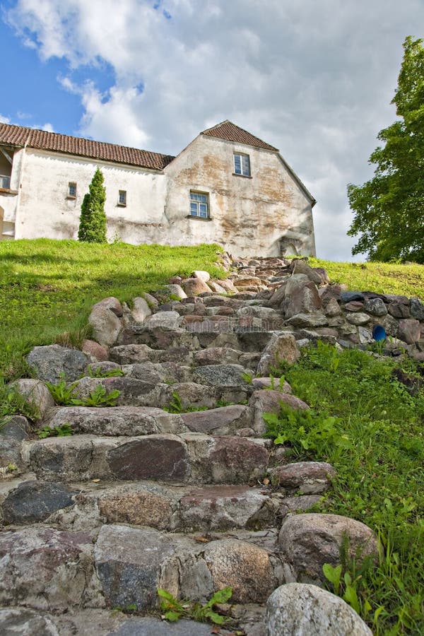 Stone steps.