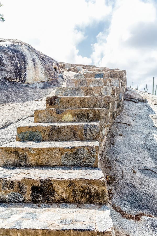 Stone Steps up Boulders in Aruba