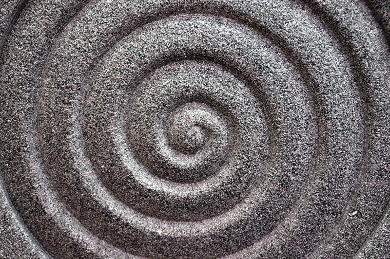 Stone surface as spirality