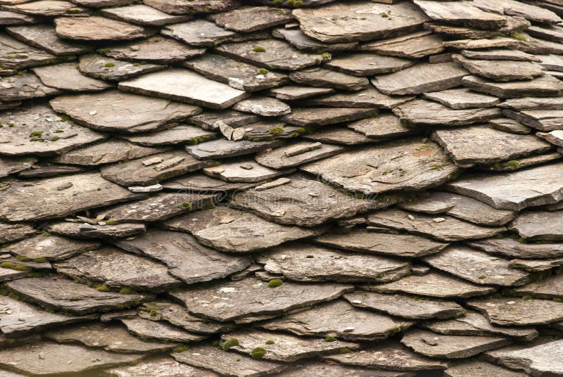 Stone Tiles of Slateroof House Stock Image Image of house, architecture 38411853