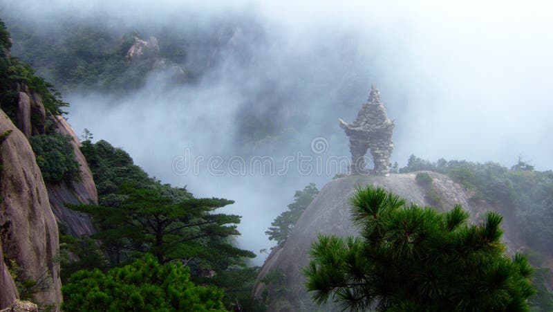 Stone Tower royalty free stock photos