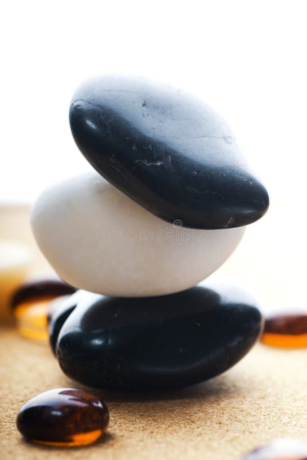 Stone tower stock image