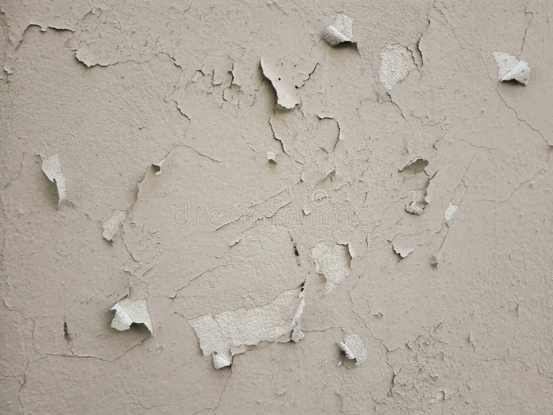 Paint Peel or Blister Wall. Texture of Peeling Painted Wall. Stock