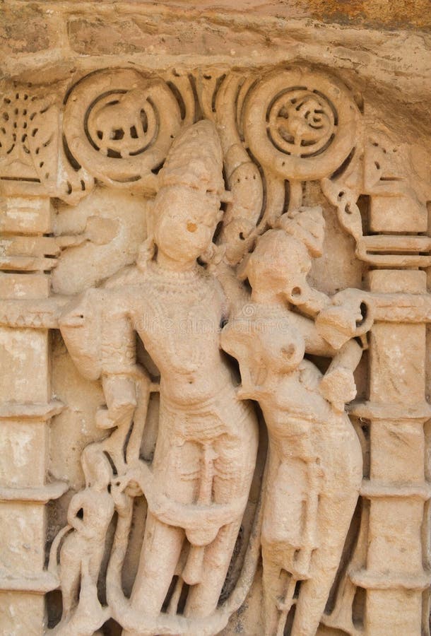 Stone Wall Sculptures Details of Gfw W Stock Image Image of sculpture