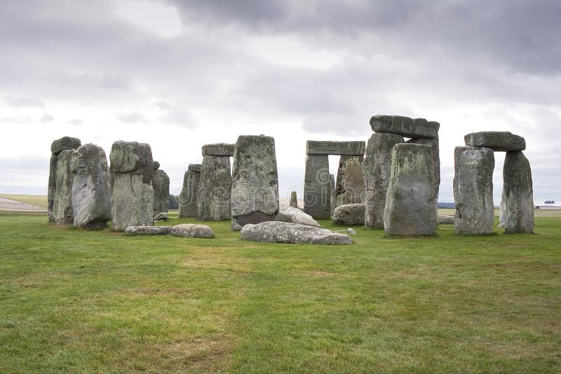 A view of the Stonehenge megalithic monument in Salisbury, England. Ancient pagan celtic images stock images, royalty-free photos and pictures