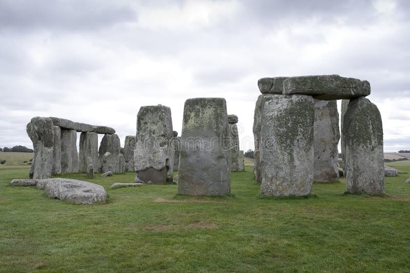 A view of the Stonehenge megalithic monument in Salisbury, England. Ancient pagan celtic images stock images, royalty-free photos and pictures